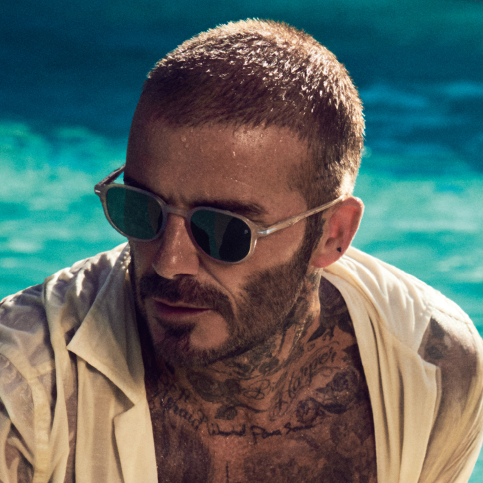 Gli occhiali di David Beckham in licenza perpetua a Safilo