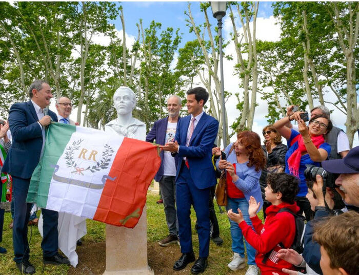 Garibaldino moro torna al Gianicolo, un busto per Aguiar