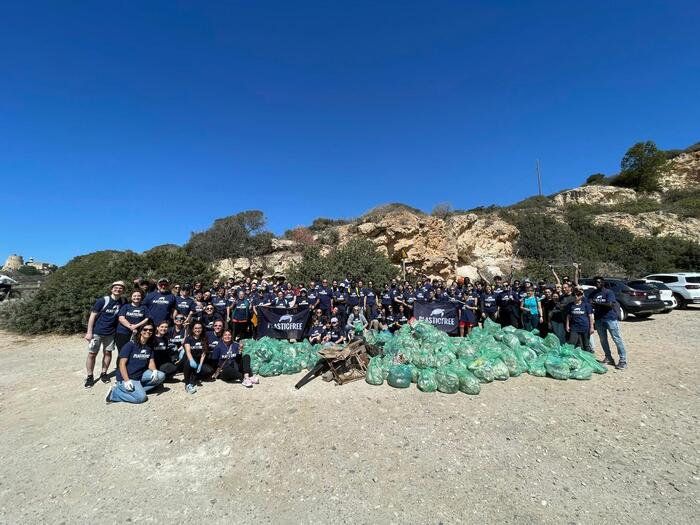 Parte impianto d'avanguardia per il riciclo chimico plastica