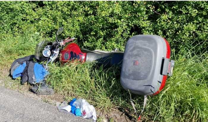 Viterbo, auto contro una moto, grave un centauro 60enne