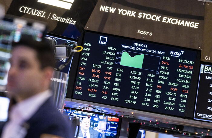 Wall Street apre in rialzo, Dj +0,05%, Nasdaq +0,16%