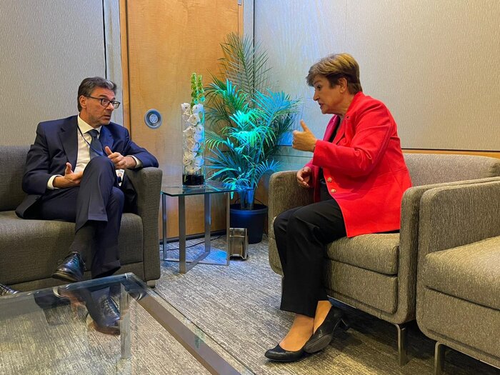 Giorgetti vede Georgieva, elogi su impegno a consolidamento