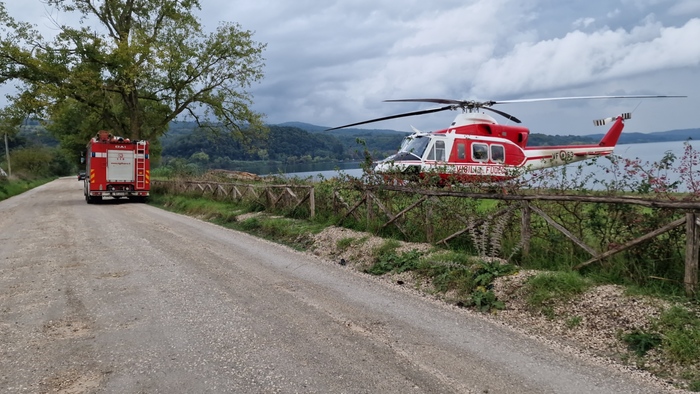 Continuano le ricerche militare disperso nel lago di Bolsena